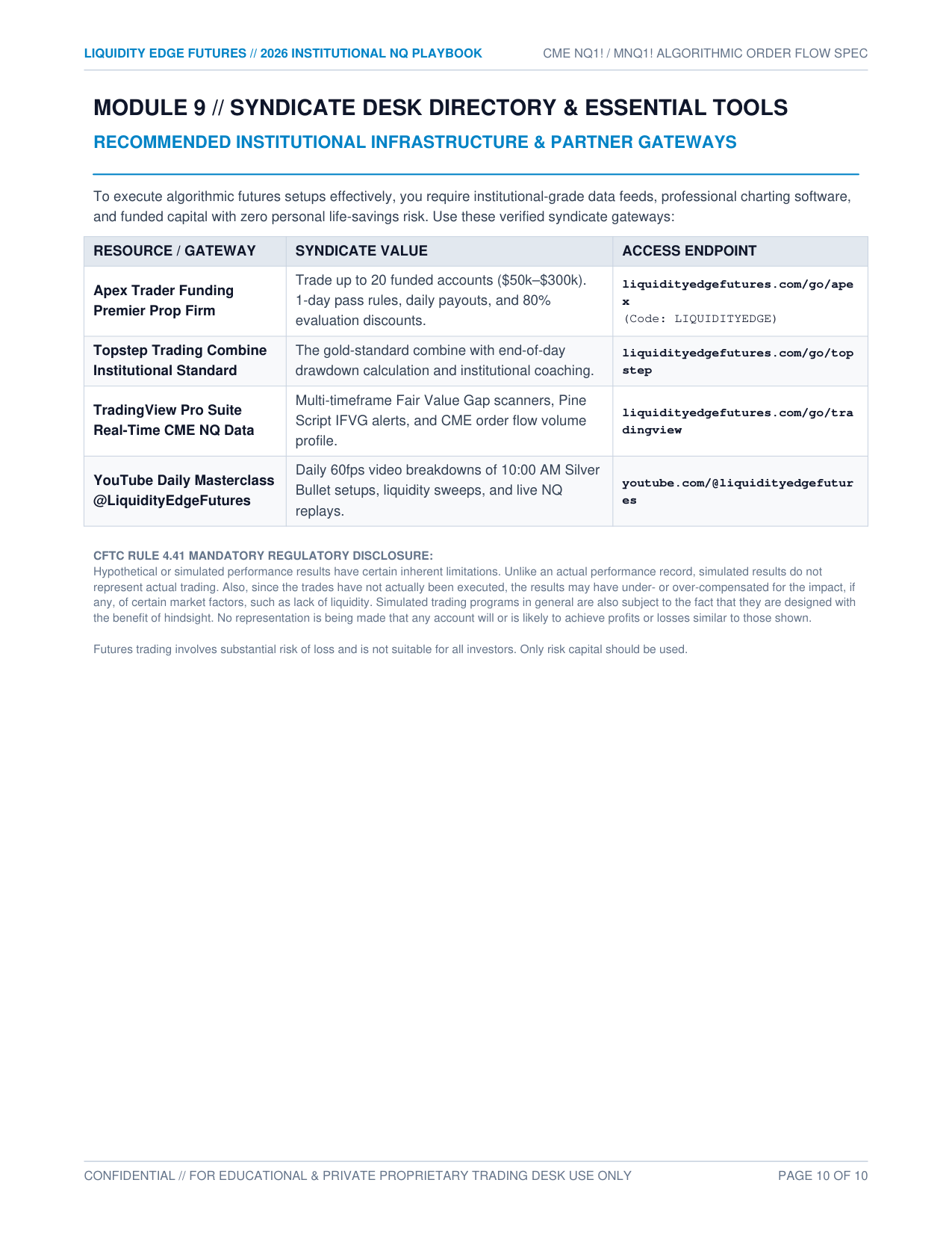 Playbook Page 10